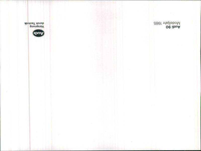 1985 MODELLJAHR - Vintage Photograph