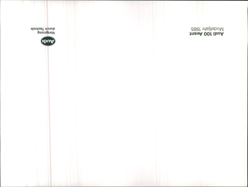 1985 MODELLJAHR - Vintage Photograph