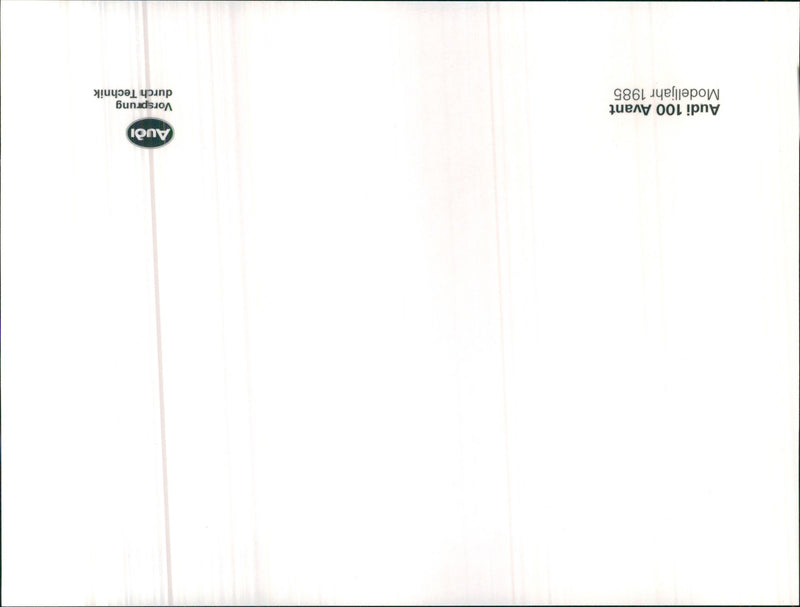 1985 MODELLJAHR - Vintage Photograph