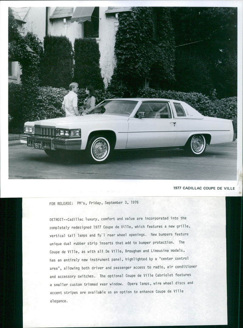 1977 DRIVER OPERA - Vintage Photograph