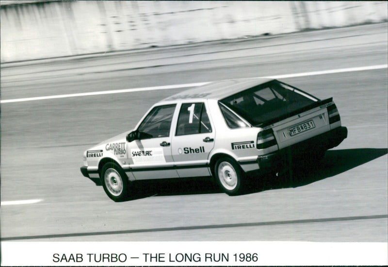 1986 GARRETT SHELL CARS - Vintage Photograph