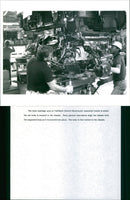 U ALL The body - marriage area at Cadillac's Detroit - Hamtramck Assembly Center - Vintage Photograph