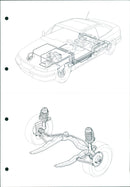 Opel Calibra rear axle suspension - Vintage Photograph