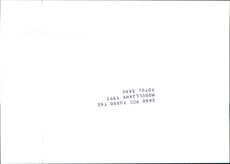 900 wido F : S 993 TURBO 165 MODELLJAHR FOTO : 900 - Vintage Photograph