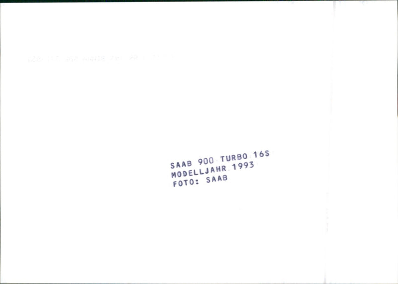 F : S 993 TURBO 165 MODELLJAHR . FOTO : It bend - Vintage Photograph