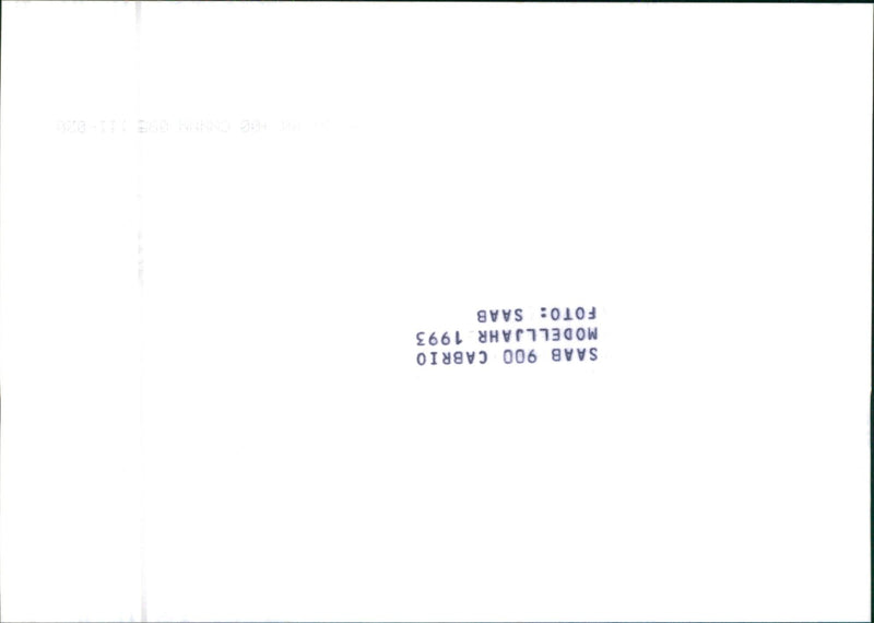 1993 MODELLJAHR - Vintage Photograph