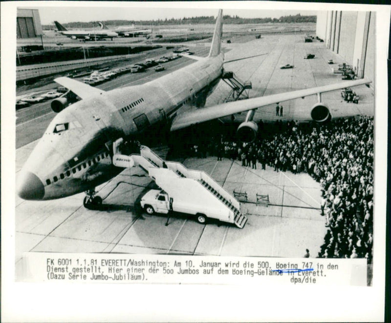 Boeing 747 - Vintage Photograph