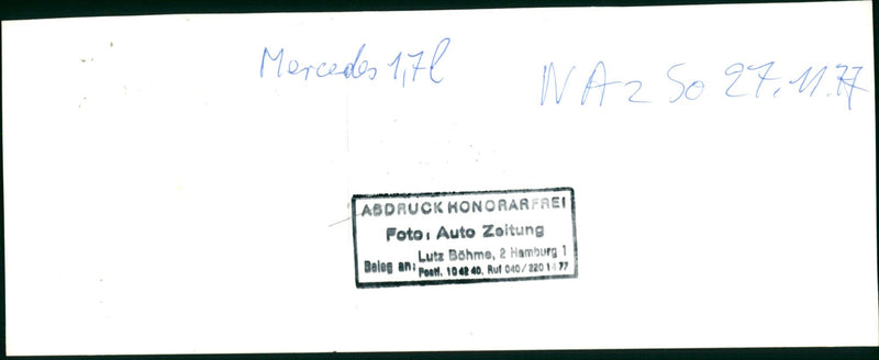 Mercedes - Vintage Photograph