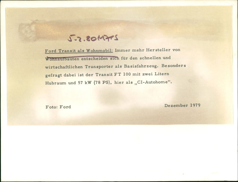 CI Autohome - Vintage Photograph