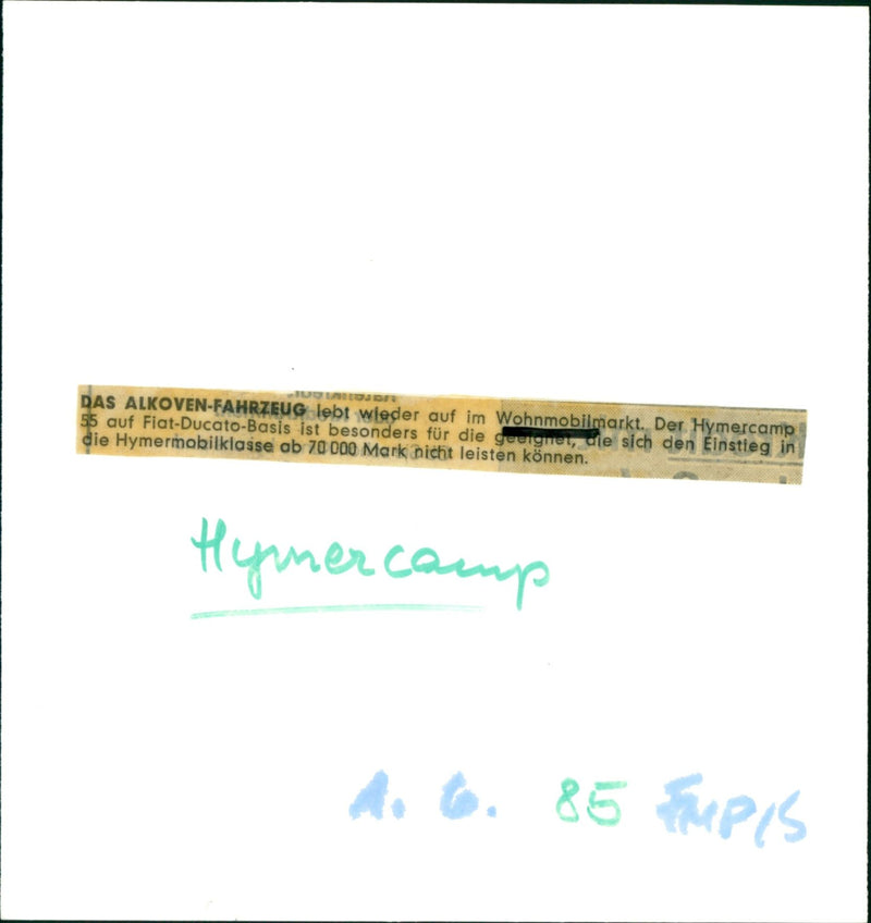 Hymercamp 55 - Vintage Photograph