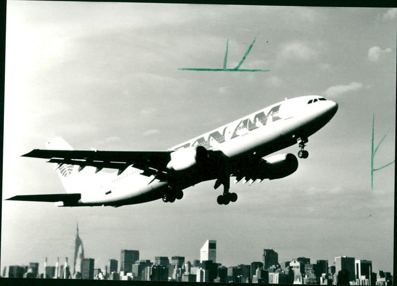 Airbus A310 - Vintage Photograph