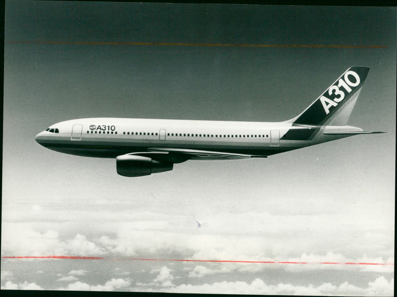 Airbus A310 - Vintage Photograph