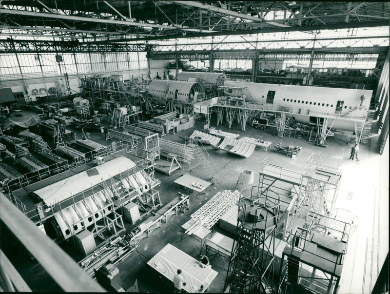 Airbus A300 - Vintage Photograph