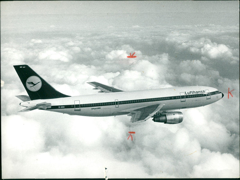 Airbus A300 B2 - Vintage Photograph