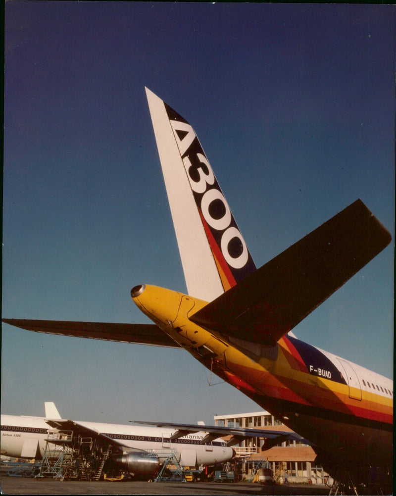 Airbus A300 - Vintage Photograph