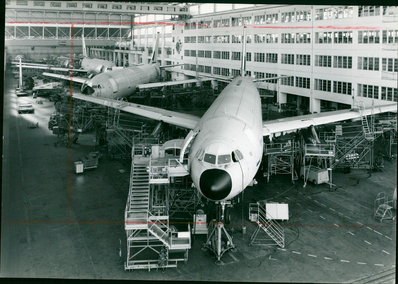 Airbus A300 - Vintage Photograph