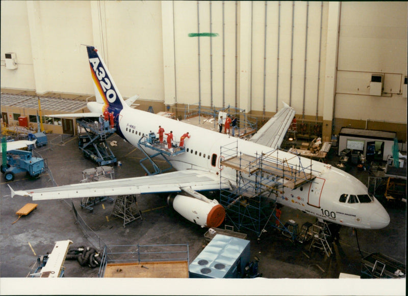 Airbus A320 - Vintage Photograph