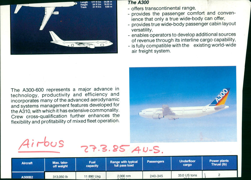 Airbus A320 - Vintage Photograph