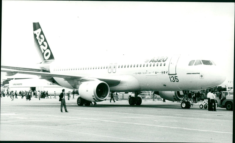 Airbus A320 - Vintage Photograph