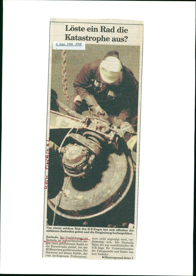 ICE wheel - Vintage Photograph