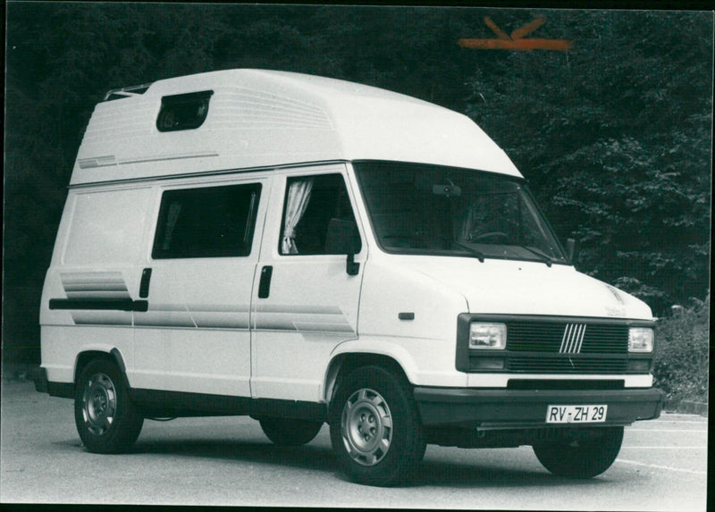 Camping campers - Vintage Photograph