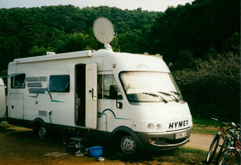 Camping campers - Vintage Photograph