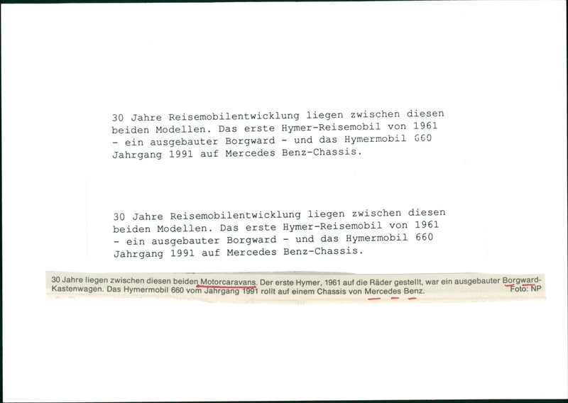 Camping campers - Vintage Photograph