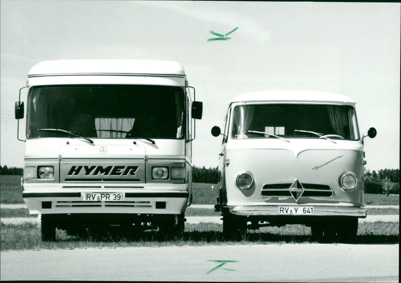 Camping campers - Vintage Photograph