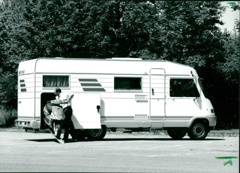 Camping campers - Vintage Photograph