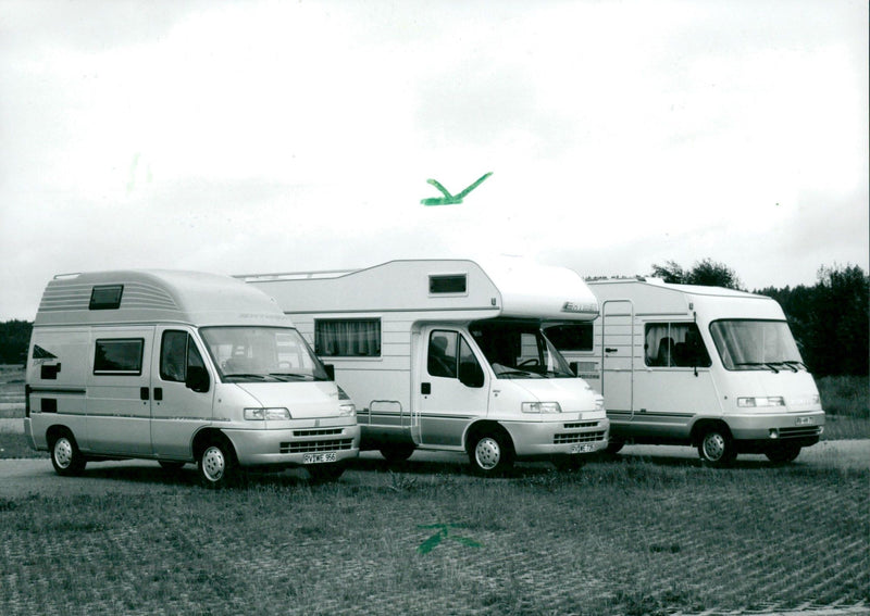 Camping campers - Vintage Photograph
