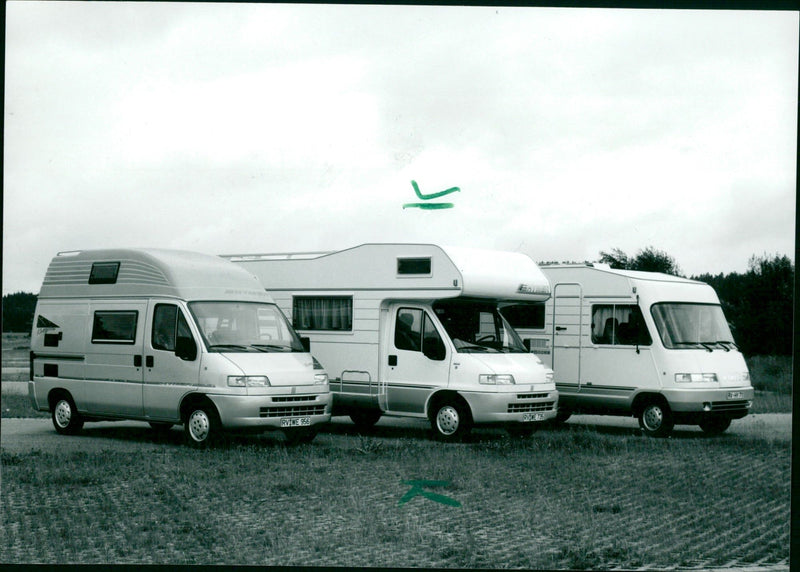 Camping campers - Vintage Photograph