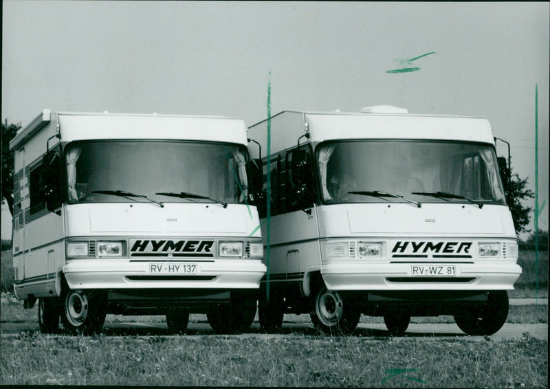 Camping campers - Vintage Photograph