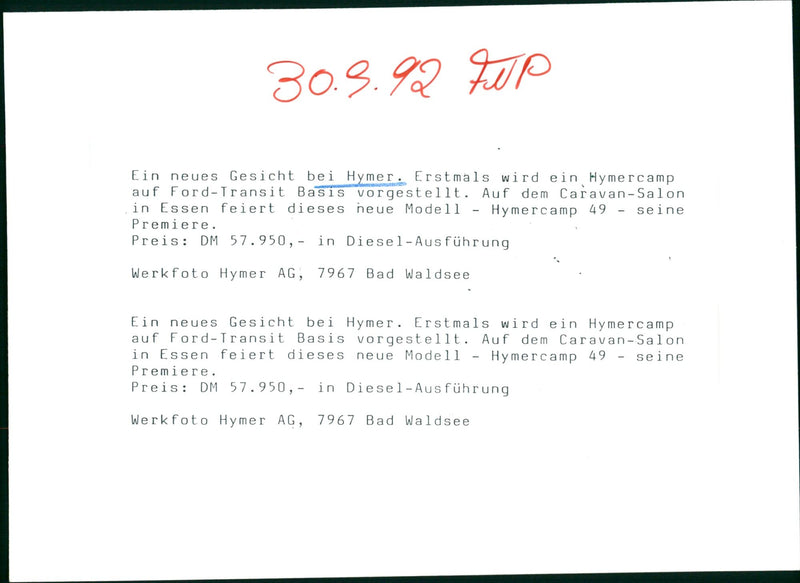 Camping campers - Vintage Photograph