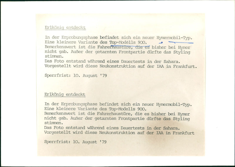 Camping campers - Vintage Photograph