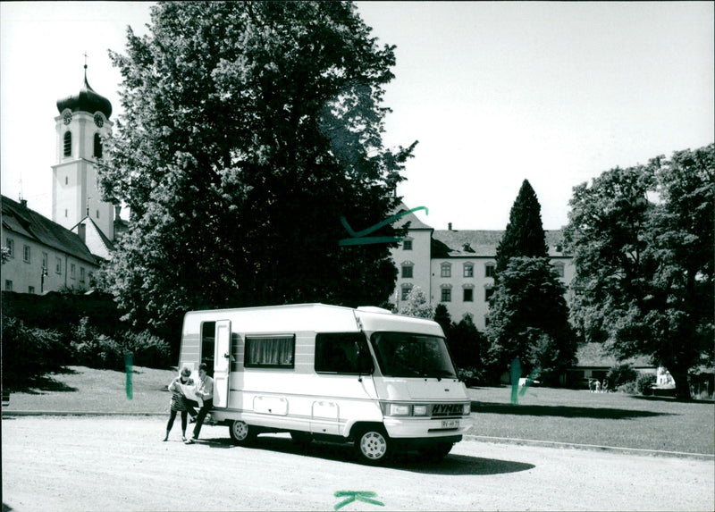 Camping campers - Vintage Photograph