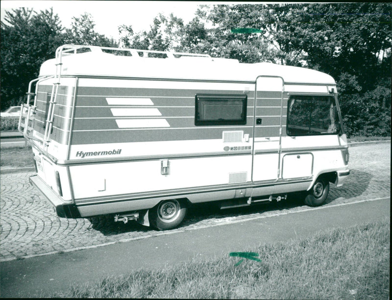 Camping-Wohnmobil - Vintage Photograph
