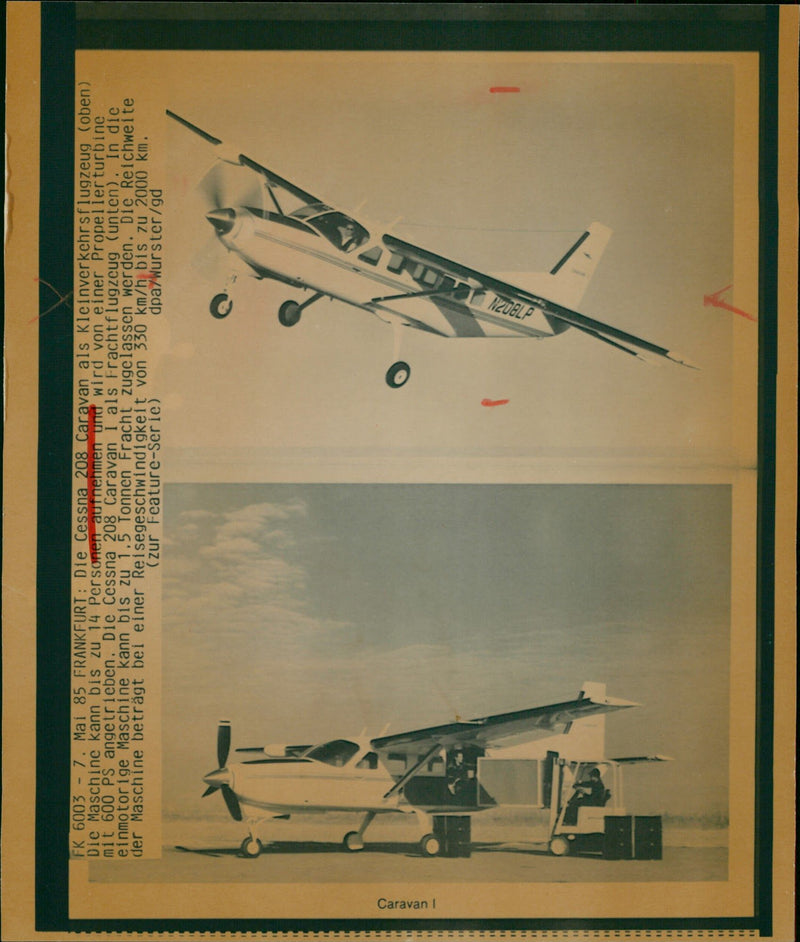 Cessna - Vintage Photograph