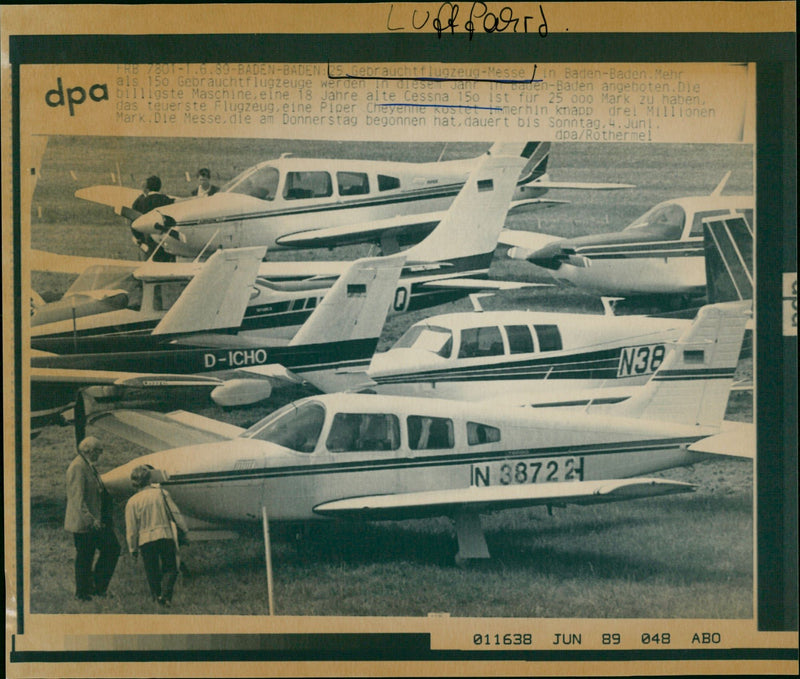 Cessna - Vintage Photograph