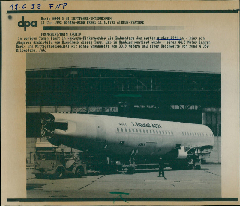 Rear fuselage - Vintage Photograph