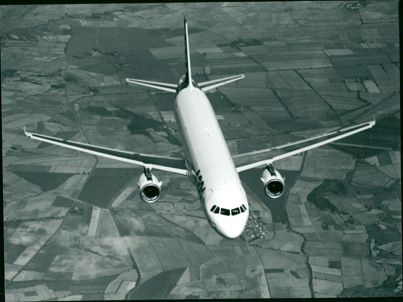 Airbus 321 - Vintage Photograph