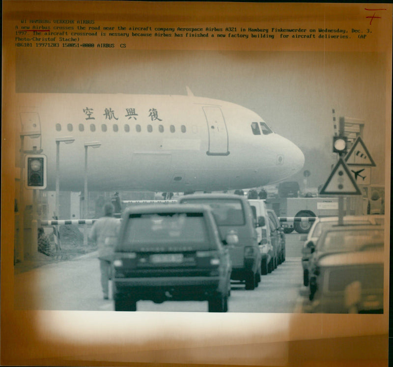 Airbus 321 - Vintage Photograph