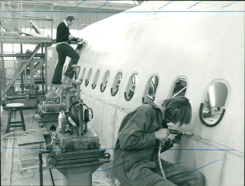 Airbus 300 - Vintage Photograph