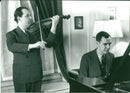 Leopold Godowsky and Lepold Mannes, developers and musicians - Vintage Photograph