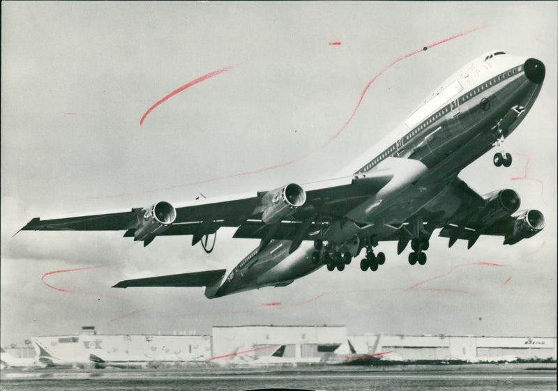 Boeing 747 - Vintage Photograph