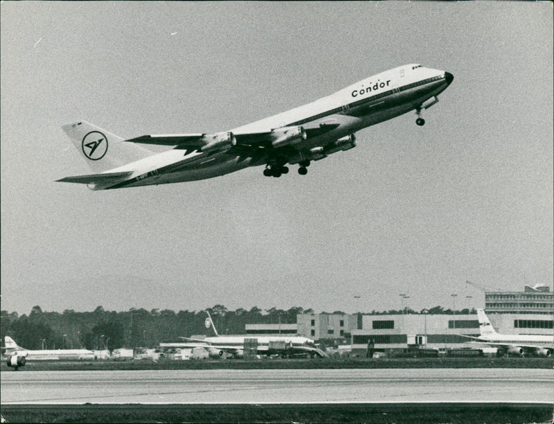 Boeing 747 - Vintage Photograph