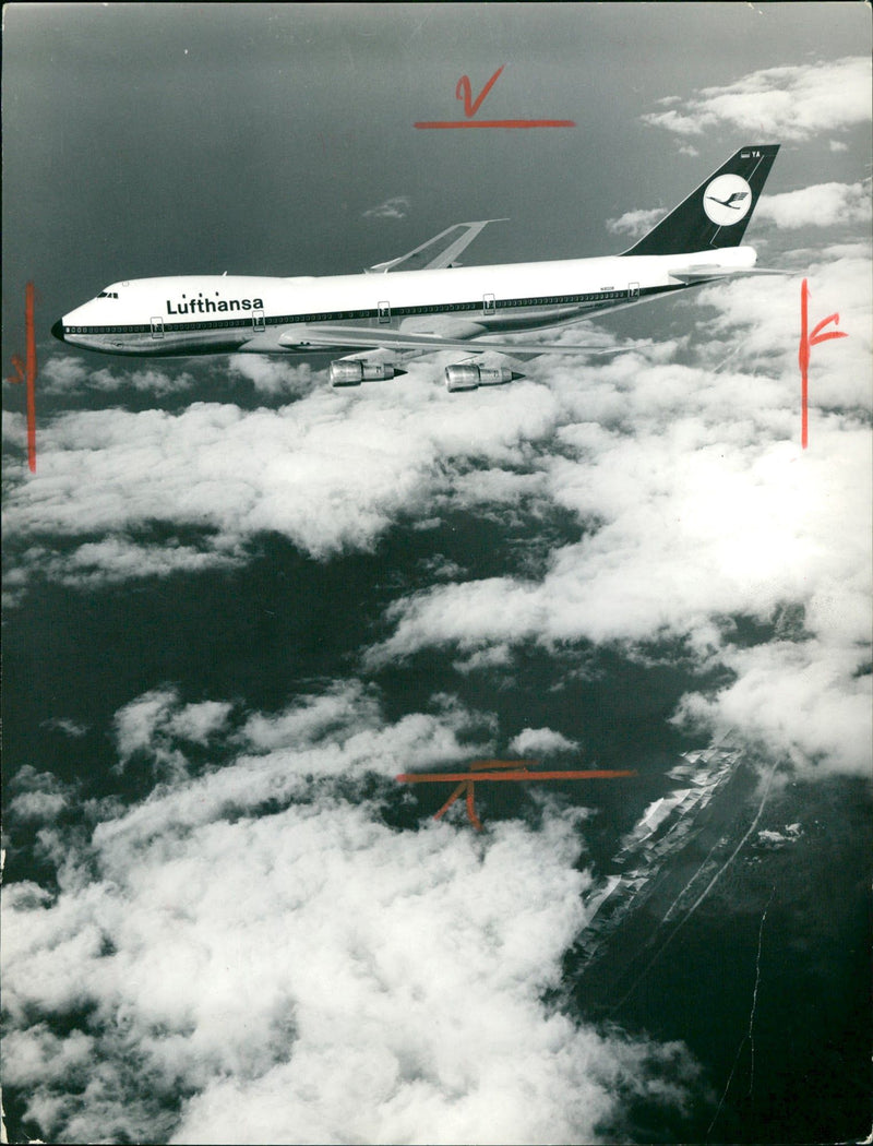 Boeing 747-30 - Vintage Photograph