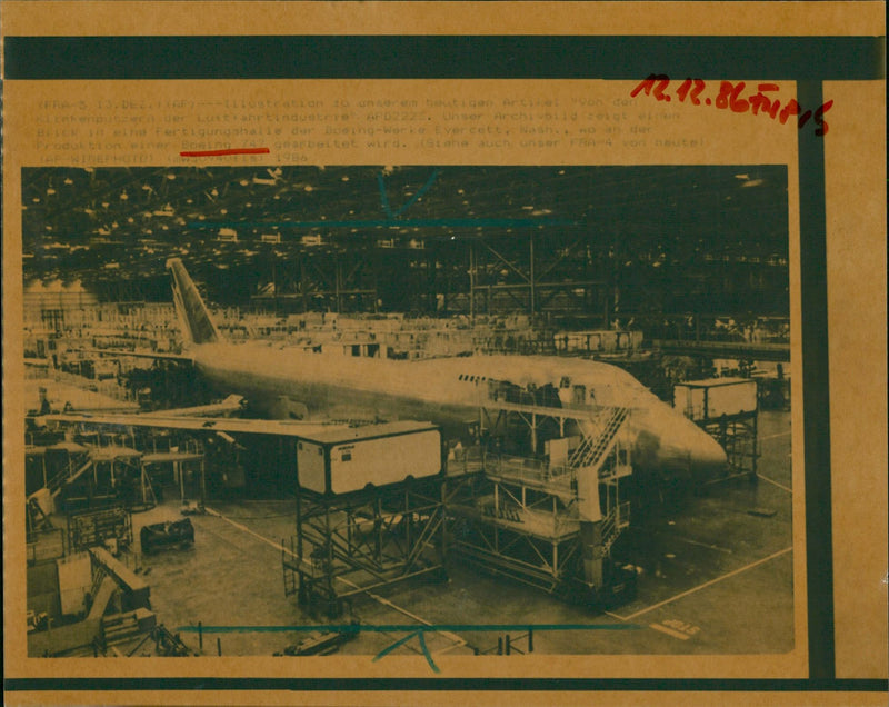 Boeing 747 - Vintage Photograph