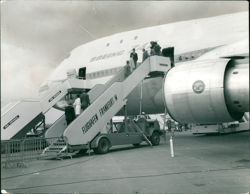 Boeing 747 - Vintage Photograph