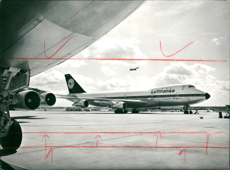 Boeing 747 - Vintage Photograph