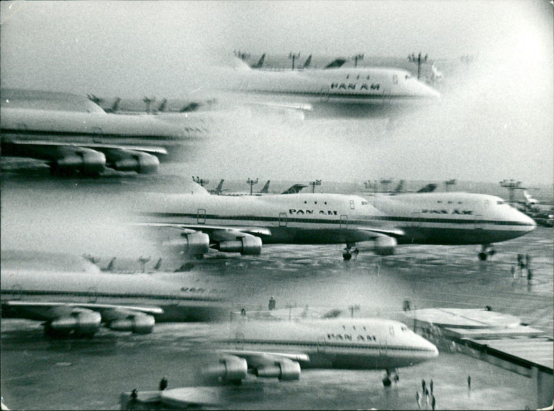 Boeing 747 - Vintage Photograph